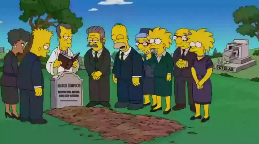 Muere Marge Simpson